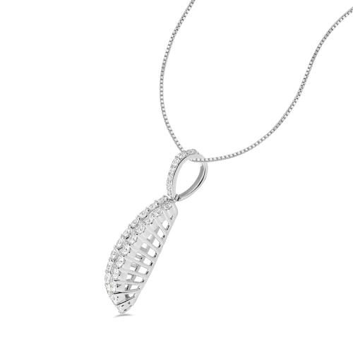 2.35ct. T.w. "novello-collection"  Labgrown Diamond Rnr Baguette Pendant