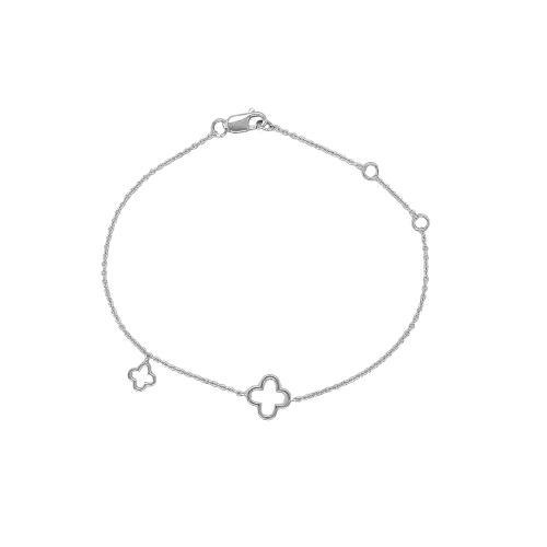 Oroventi® Clover Anklet - 9.5 Inches