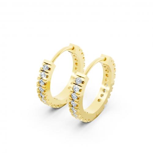 Novello Lab-grown Diamonds Bar-set Earrings - 0.20 Ct. T.w.
