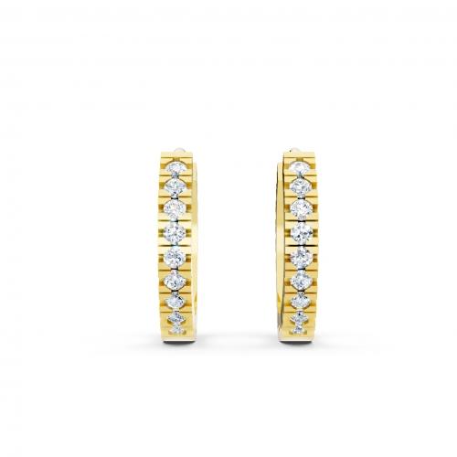 Novello Lab-grown Diamonds Bar-set Earrings - 0.20 Ct. T.w.