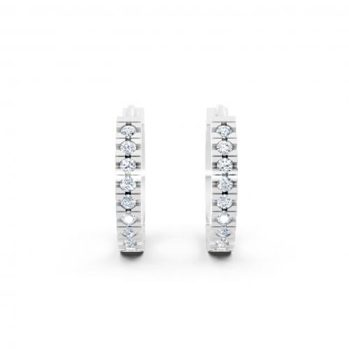 Novello Lab-grown Diamonds Bar-set Earrings - 0.20 Ct. T.w.