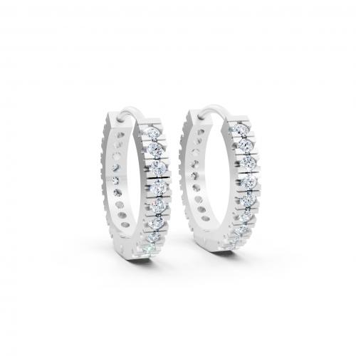 Novello Lab-grown Diamonds Bar-set Earrings - 0.20 Ct. T.w.