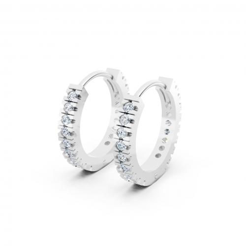 Novello Lab-grown Diamonds Bar-set Earrings - 0.20 Ct. T.w.