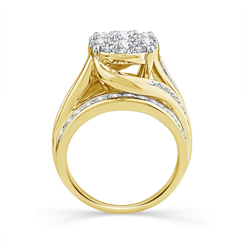 Novello Lab-grown Diamonds Bridal Ring - 3.05 Ct. T.w.