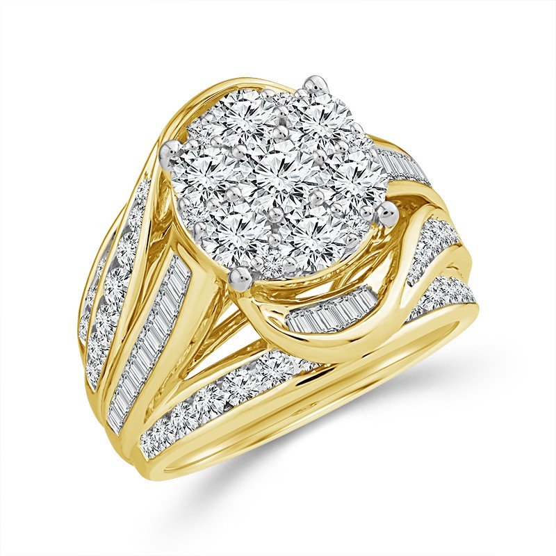 Novello Lab-grown Diamonds Bridal Ring - 3.05 Ct. T.w.
