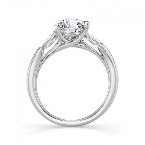 Novello Lab-grown Diamonds Pear Bridal Ring - 2.57 Ct. T.w. in 14K White Gold (IGI-certified Diamonds)