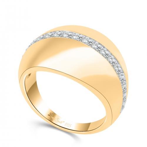 Love Spell® Lab-grown Diamonds Coffee Bean Band - 0.50 Ct. T.w.
In Vermeil