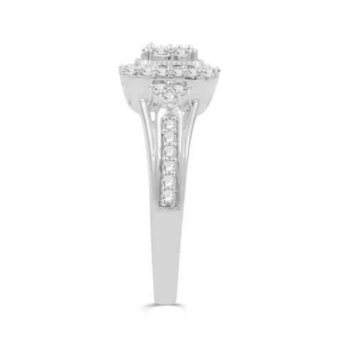 Love Spell® Lab-grown Diamonds Halo Ring - 0.50 Ct. T.w.