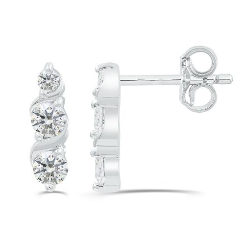 Love Spell® Lab-grown Diamonds 6-stone Studs - 0.50 Ct. T.w.