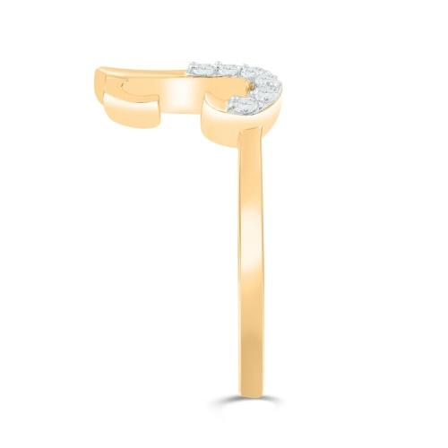 Love Spell® Lab-grown Diamonds Letter K Initial Ring - 0.10 Ct. T.w.
In Vermeil