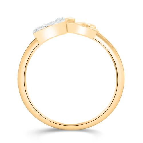 Love Spell® Lab-grown Diamonds Letter K Initial Ring - 0.10 Ct. T.w.
In Vermeil
