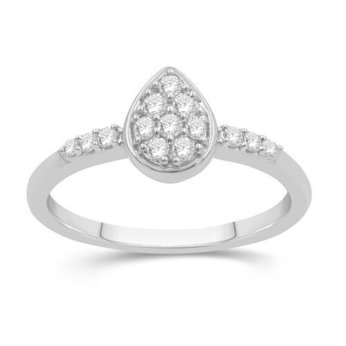 Love Spell® Lab-grown Diamonds Pear Composite Ring - 0.25 Ct. T.w.