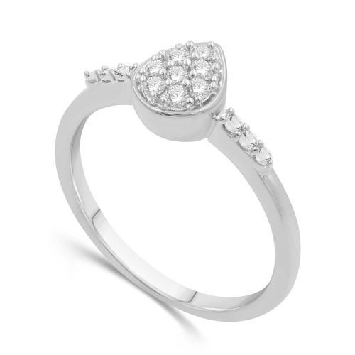 Love Spell® Lab-grown Diamonds Pear Composite Ring - 0.25 Ct. T.w.