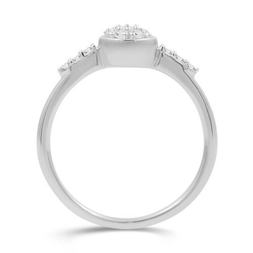 Love Spell® Lab-grown Diamonds Pear Composite Ring - 0.25 Ct. T.w.