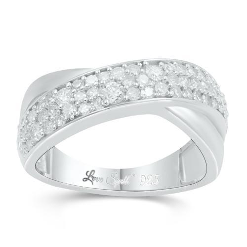 Love Spell® Lab-grown Diamonds Overlaid Band - 0.80 Ct. T.w.