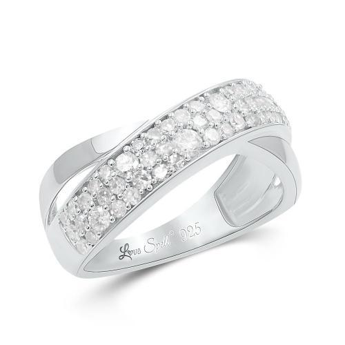 Love Spell® Lab-grown Diamonds Overlaid Band - 0.80 Ct. T.w.
