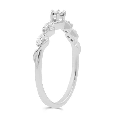 Love Spell® Lab-grown Diamonds 5-stone Band - 0.10 Ct. T.w.
