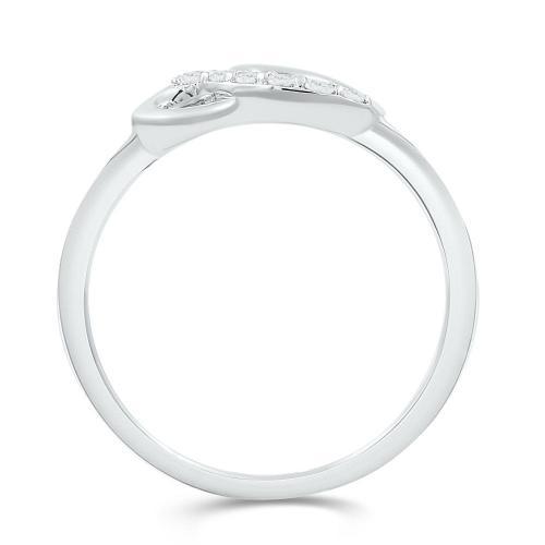 Love Spell® Lab-grown Diamonds Letter D Initial Ring - 0.10 Ct. T.w.