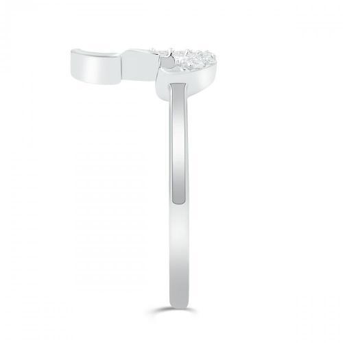 Love Spell® Lab-grown Diamonds Letter F Initial Ring - 0.10 Ct. T.w.