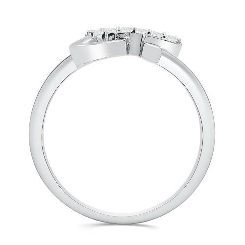 Love Spell® Lab-grown Diamonds Letter H Initial Ring - 0.10 Ct. T.w.