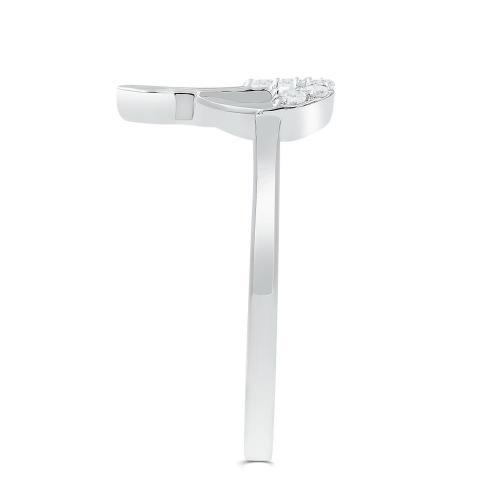Love Spell® Lab-grown Diamonds Letter J Initial Ring - 0.10 Ct. T.w.