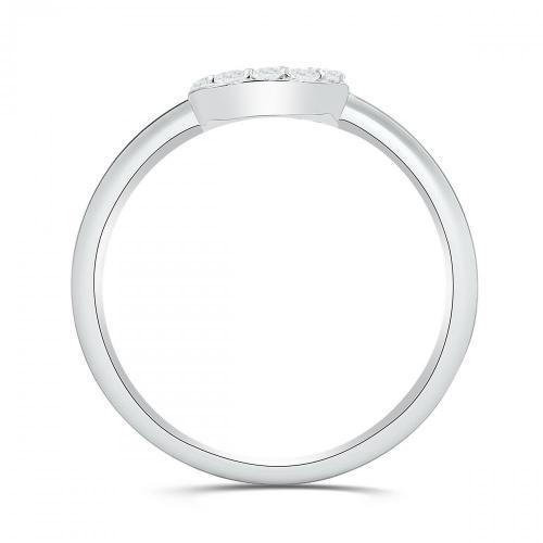 Love Spell® Lab-grown Diamonds Letter J Initial Ring - 0.10 Ct. T.w.