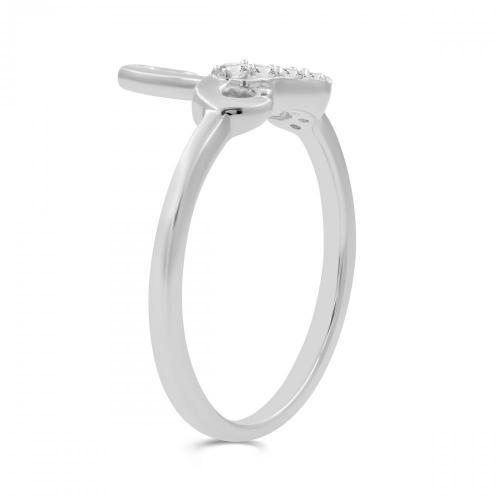 Love Spell® Lab-grown Diamonds Letter I Initial Ring - 0.10 Ct. T.w.
