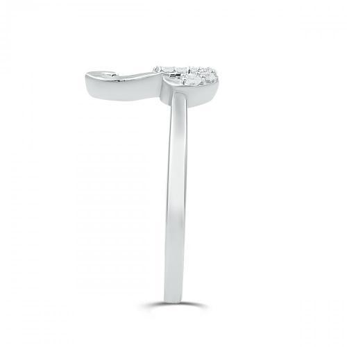 Love Spell® Lab-grown Diamonds Letter S Initial Ring - 0.10 Ct. T.w.