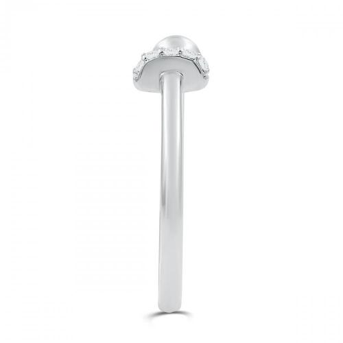 Love Spell® Lab-grown Diamonds Ball And Bar Open Shank Band - 0.06 Ct. T.w.