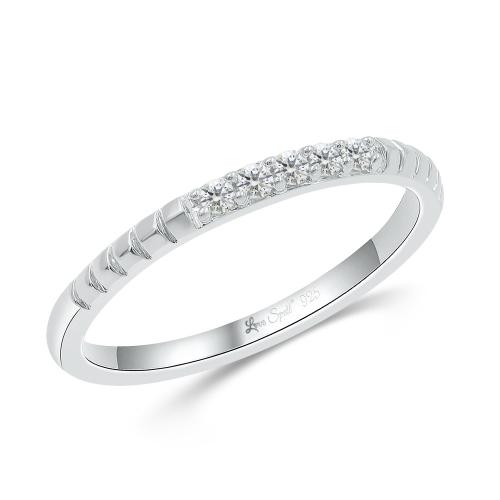 Love Spell® Lab-grown Diamonds 5-stone Anniversary Band - 0.25 Ct. T.w.