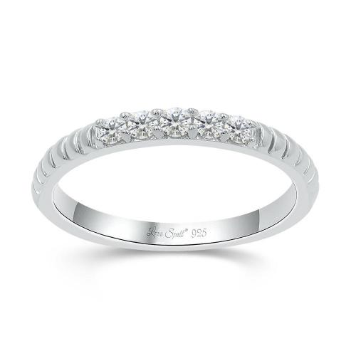 Love Spell® Lab-grown Diamonds 5-stone Anniversary Band - 0.25 Ct. T.w.