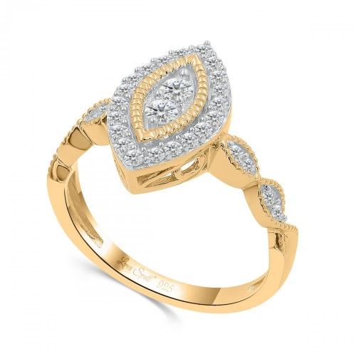 Love Spell® Lab-grown Diamonds Halo Ring - 0.50 Ct. T.w.