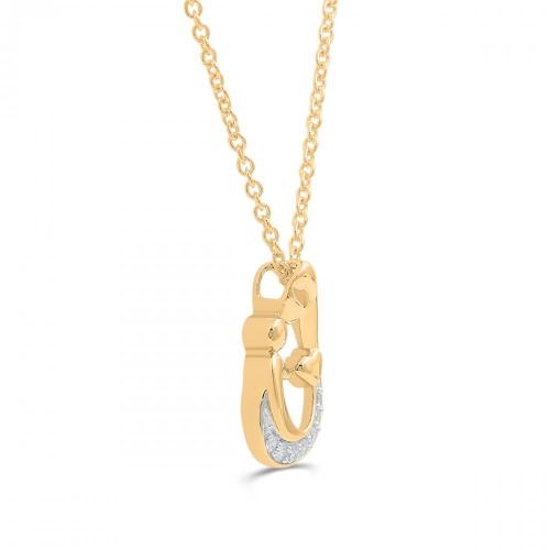 Love Spell® Lab-grown Diamonds Mother And Baby Pendant - 0.10 Ct. T.w.