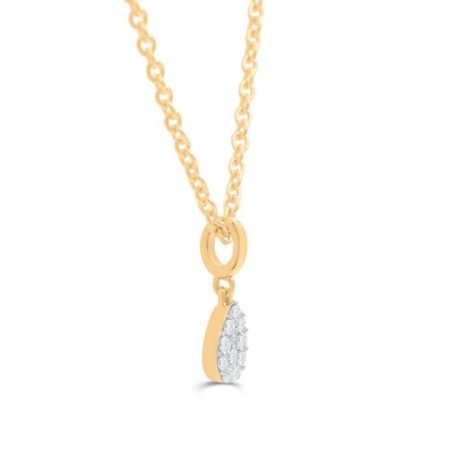 Love Spell® Lab-grown Diamonds Pear Composite Pendant - 0.10 Ct. T.w.