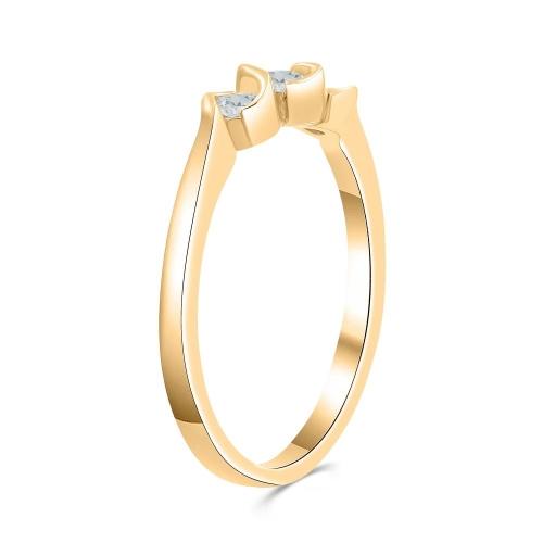 Love Spell® Lab-grown Diamonds 3-stone Band - 0.25 Ct. T.w.