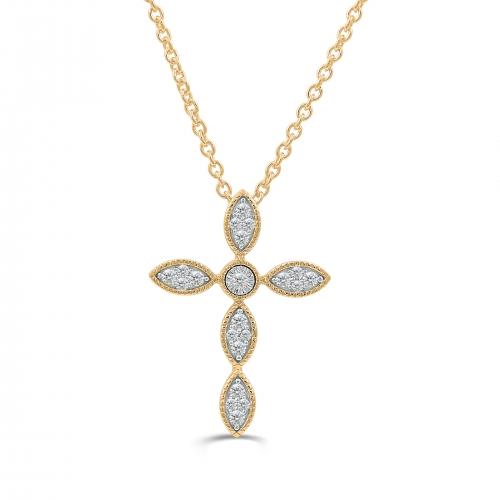Love Spell® Lab-grown Diamonds Cross Pendant - 0.35 Ct. T.w.