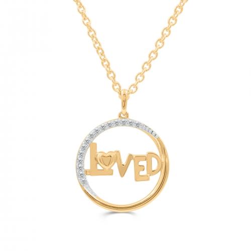 Love Spell® Lab-grown Diamonds Loved Heart Pendant - 0.15 Ct. T.w.