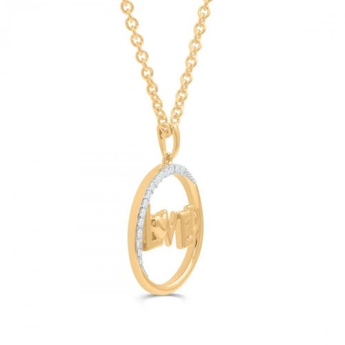 Love Spell® Lab-grown Diamonds Loved Heart Pendant - 0.15 Ct. T.w.