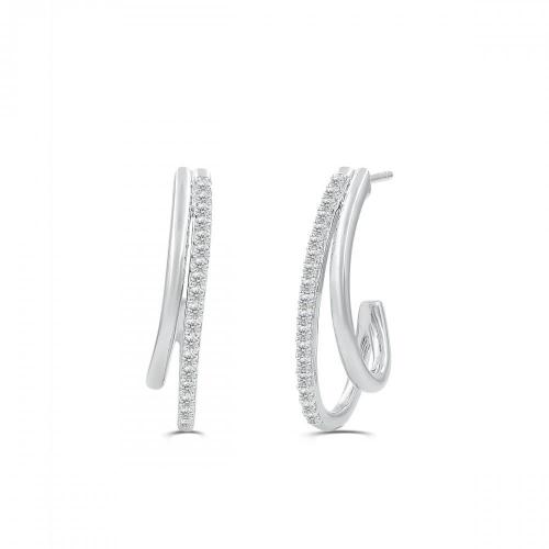 Love Spell® Lab-grown Diamonds Jacket Hoops - 0.35 Ct. T.w.