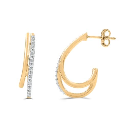Love Spell® Lab-grown Diamonds Jacket Hoops - 0.35 Ct. T.w.
