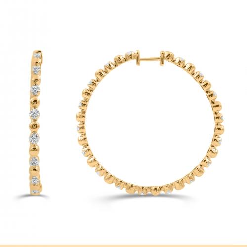 Love Spell® Lab-grown Diamonds Hoops - 0.50 Ct. T.w.

