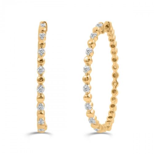 Love Spell® Lab-grown Diamonds Hoops - 0.50 Ct. T.w.
