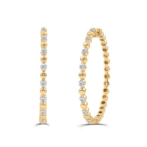 Love Spell® Lab-grown Diamonds Hoops - 0.90 Ct. T.w.
