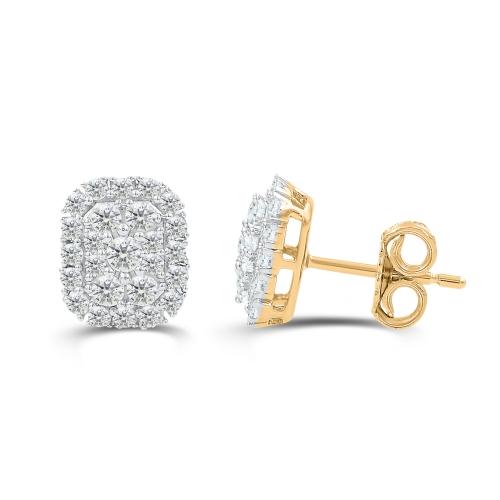 Love Spell® Lab-grown Diamonds Halo Studs - 0.67 Ct. T.w.