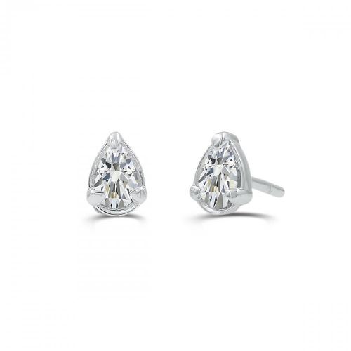 Love Spell® Lab-grown Diamonds Pear Solitiare Studs - 0.35 Ct. T.w.