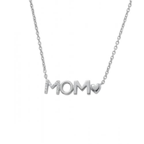 Love Spell® Lab-grown Diamonds Mom Pendant - 0.15 Ct. T.w.
