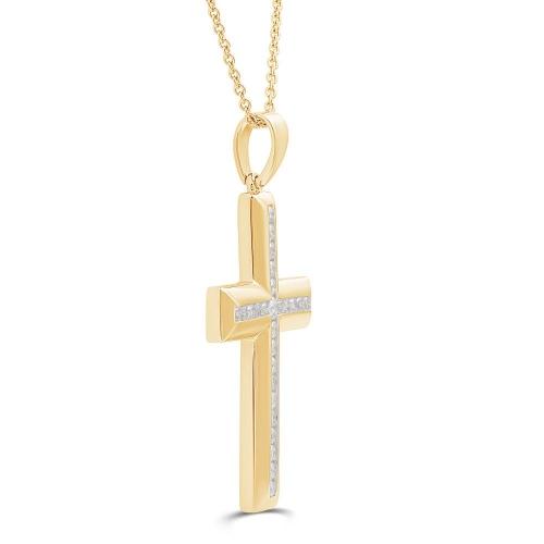 Link N Lock® Lab-grown Diamonds Cross Pendant-2.10 Ct. T.w.