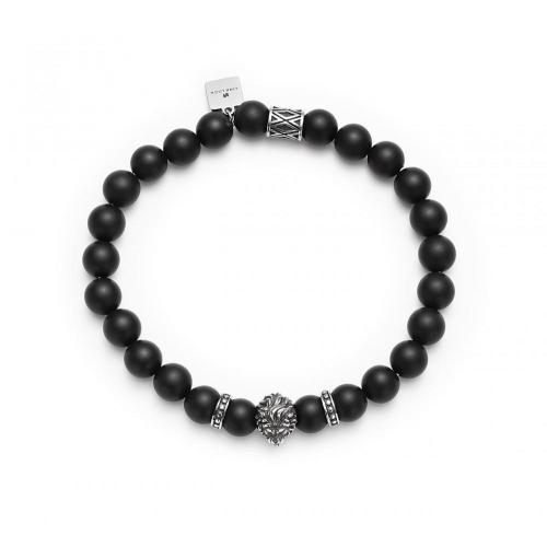Link N Lock® Onyx Beads Bracelet - 7.5 Inches