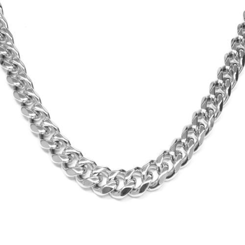 Link N Lock® Stainless Steel Cuban Chain - 26 Inches, 10.2mm