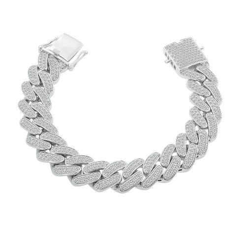 Link N Lock® Lab-grown Diamonds Cuban Bracelet-7.90 Ct. T.w.